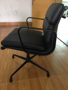 China Popular Ergonomic Office Chair Black Coated Aluminum Alloy Armrest / Frame wholesale