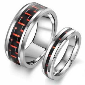China New Super Fashion Tagor Jewelry Factory Ceramic Tungsten Series Ring TYWR004 wholesale