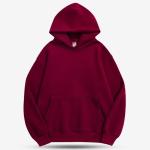 Streetwear 500g Heavyweight Men'S Lamb Hooded Sweatshirt Fleece-Lined Oversized