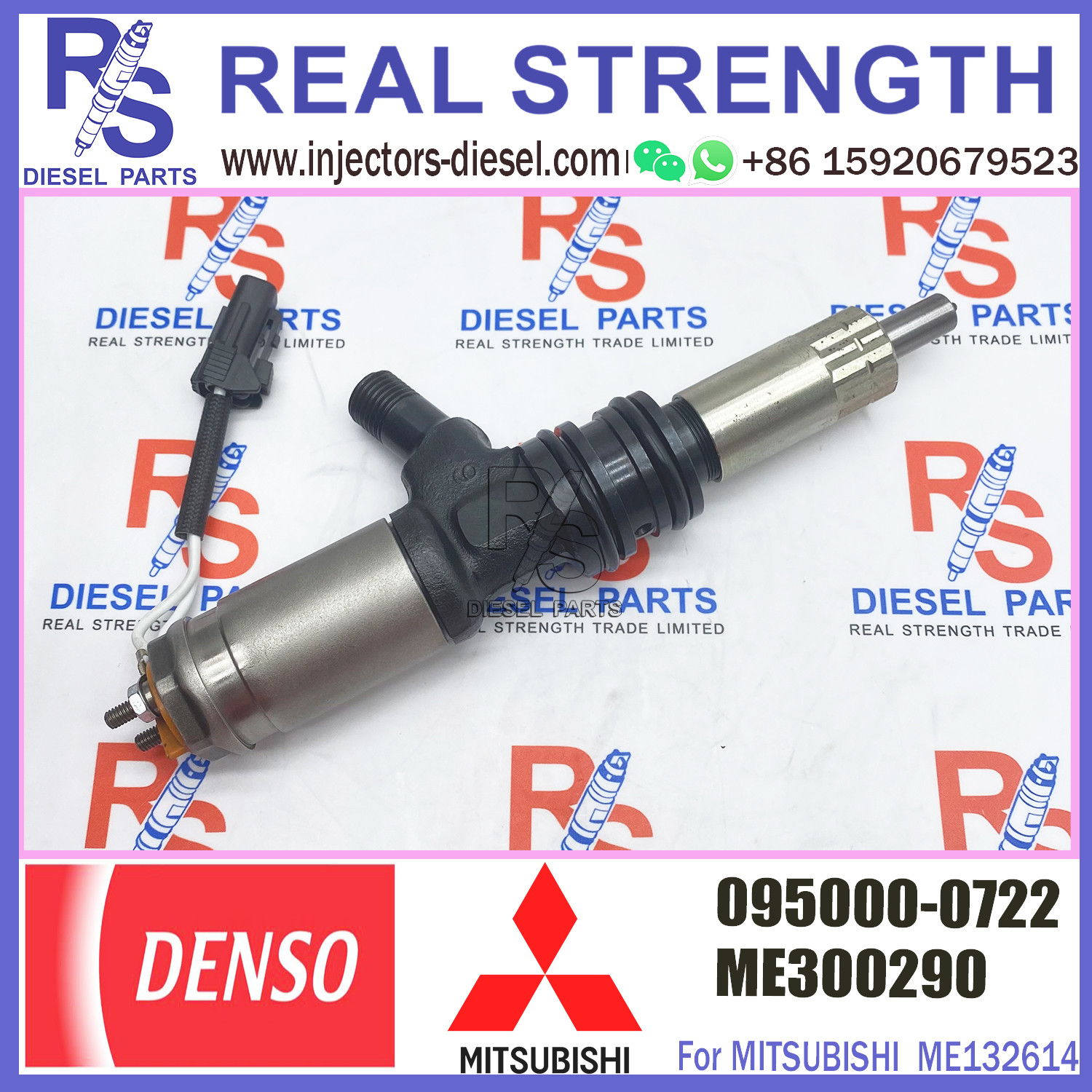 common rail injector 095000-0720 095000-0721 095000-0722 for 6M60T ME300290