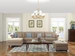 Rubber Wood Home Living room Leisure Amercian Furniture TV wall unit By Floor