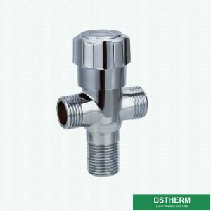 China G1/2&quot; Thread Wall Mounted Polish Water Brass Angle Valve wholesale