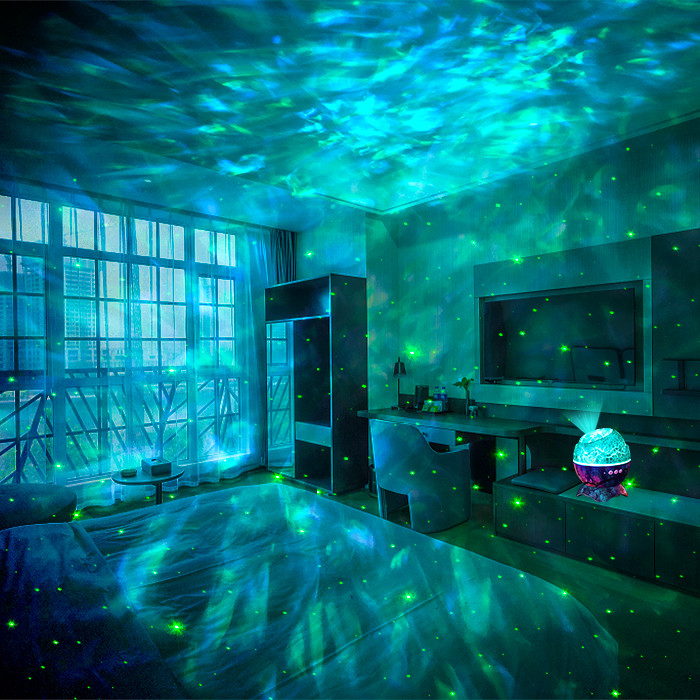 Bedroom RGB Dinosaur Egg Light Projector , Multiscene LED Starry Galaxy Projector