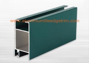 China Powder Coating Aluminium Window Profiles Section For Commercial / Apartment Building wholesale