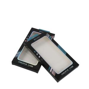 China Luxury Phone Glass Retail Packaging Gift Box Cardboard With Window wholesale
