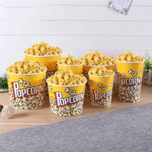 China Custom Eco Friendly Food Safe Paper Popcorn Bucket With FDA Certified wholesale