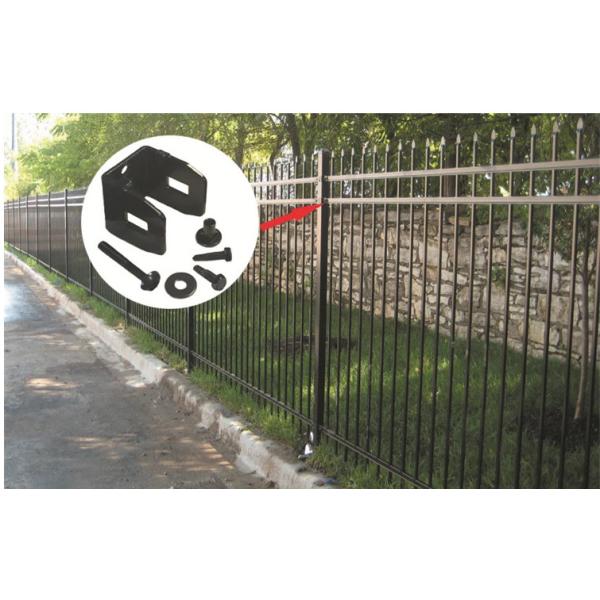 H2.2m PVC Coating Tubular Decorative Aluminium Fencing