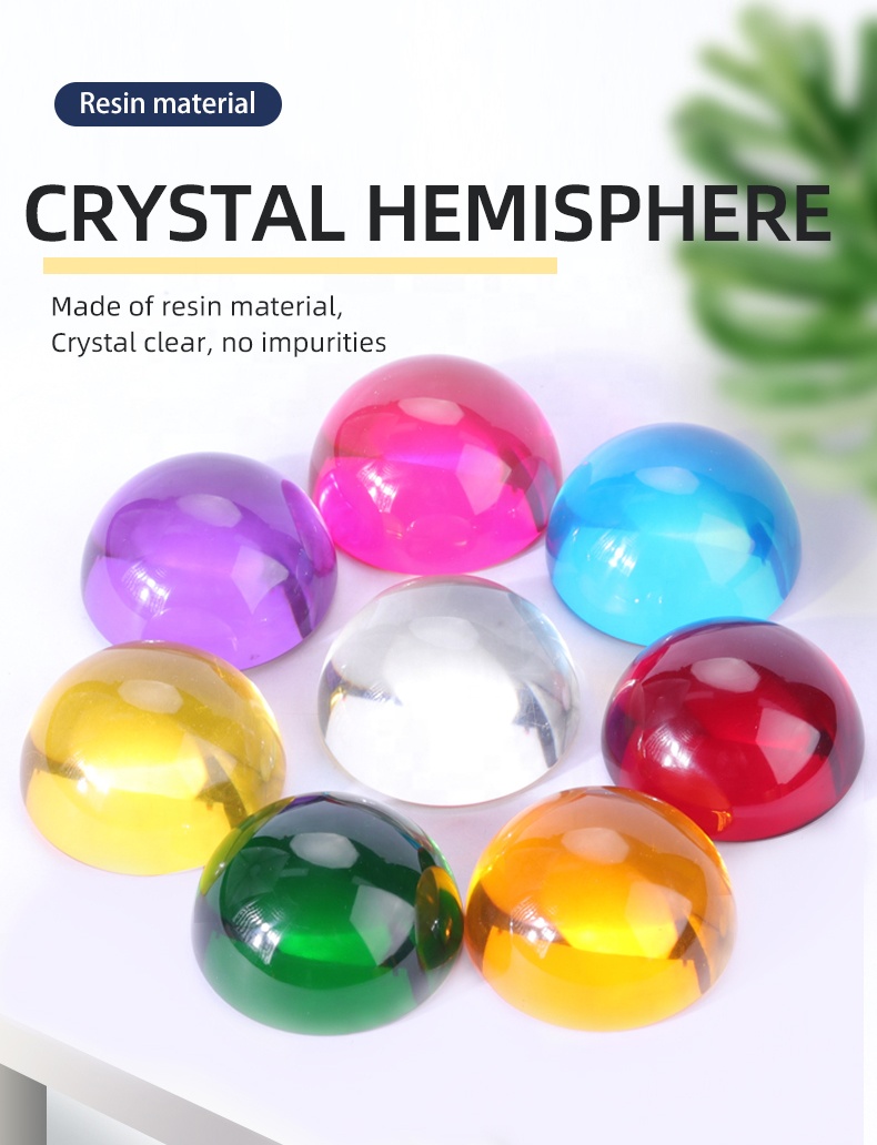 Plastic Clear Acrylic Half Sphere Transparent Hemisphere ISO9001 Approved