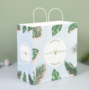 China Durable Eco Friendly Paper Bags With Handles Strong Bearing wholesale