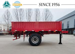 China Drawbar Flatbed Trailer Full Trailer Exported To Tanzania wholesale