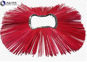China Bobcat Road Sweeper Snow Brush Easy Installation Snow Sweeper Brush PP Nylon Steel Mix Wire 275*915mm wholesale