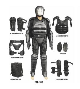 China FOX-103 Stab Resistant Riot Gear Anti Riot Suit Police Uniform wholesale