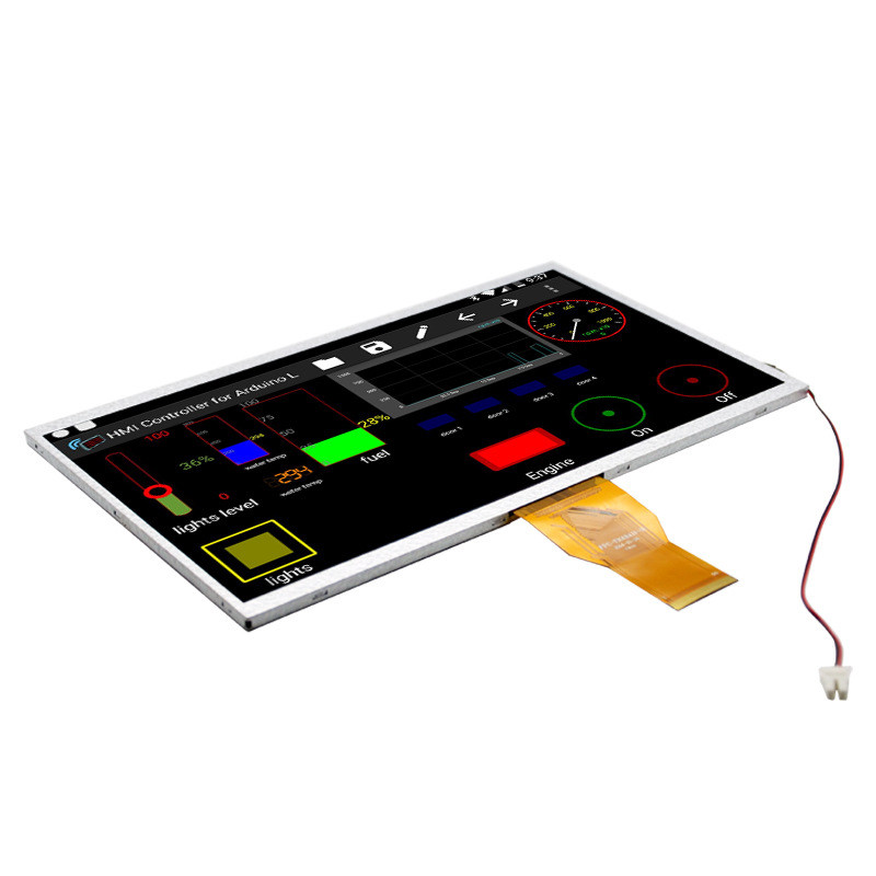 10.1 Inch LCD TFT Display, 1024x600 High Resolution, 40 Pins 8bit LVDS Interface