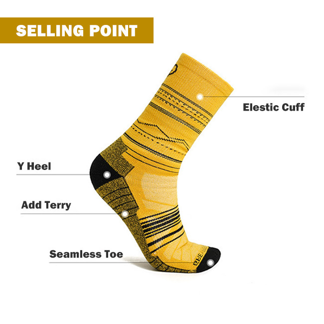 Breathable Thick Thermal Wool Socks Outdoor Winter Warm Crew Socks