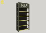 Heavy Duty Supermarket Storage Racks For Oils / Rice Display Light Gray Color