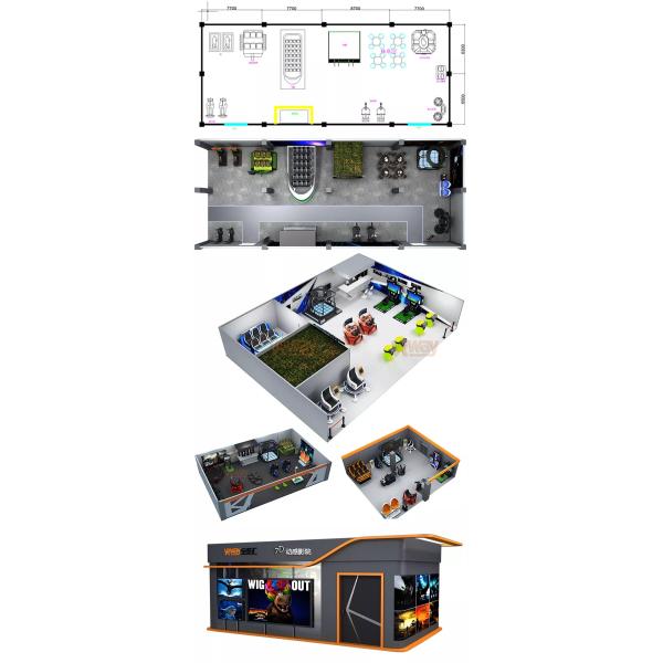 3 Dof Motion Simulator Car Racing Game Machine 9d Vr Electric 3 Screens