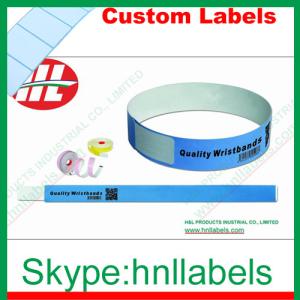 China Thermal Synthetic Medical Identification Wristbands WB09 wholesale