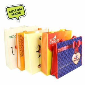 China Reusable Grocery Non Woven Shopping Bag In Bulk 80g-130g wholesale