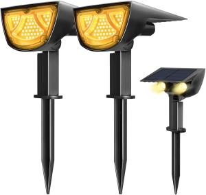 China 2200mAh 10W LED Solar Landscape Spotlights IP65 Waterproof 3300k wholesale
