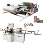 Rewinding Toilet Roll Manufacturing Machine , Kraft Paper Slitting Machine
