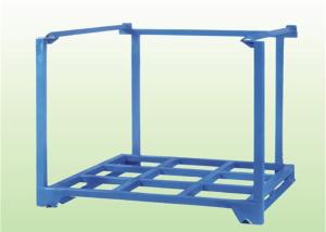 China Q235B Metal Warehouse Storage Shelves Stackable Storage Cages wholesale