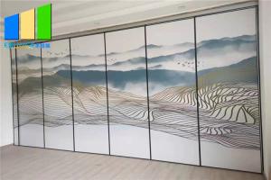China 65 MM Thick Moveable Acoustic Partition Wall No Floor Track wholesale