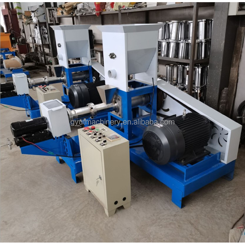 Automatic Work 400-500KG/H Commercial Floating Fish Feed Pellet Machine for Pet Feed