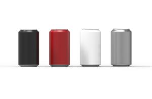 China Cylinder 150ml Slim Small Aluminum Cans , Coca Cola Aluminum Can Max 8 Colors wholesale