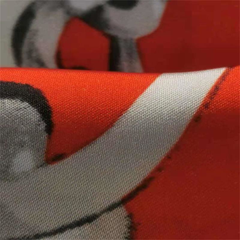 95gsm Printed Polyester Spandex Chiffon Fabric By The Yard 15d Satin Chiffon