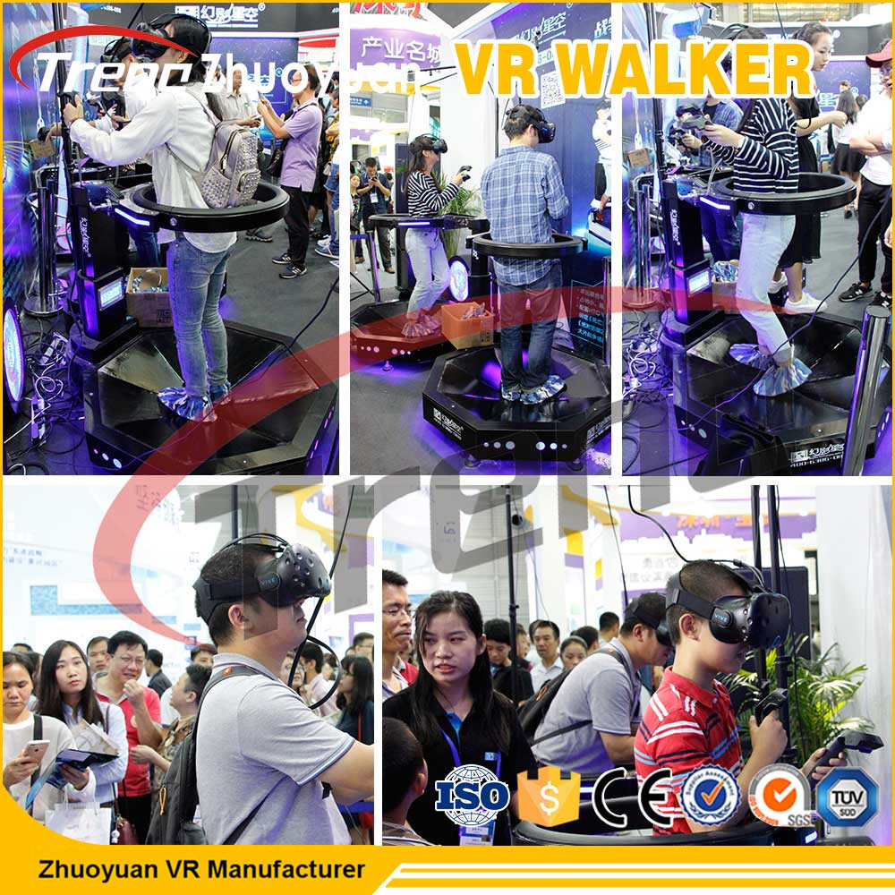 Combat Flight Gun Shooting Gaming / Virtual Reality Treadmill For Shopping Centre