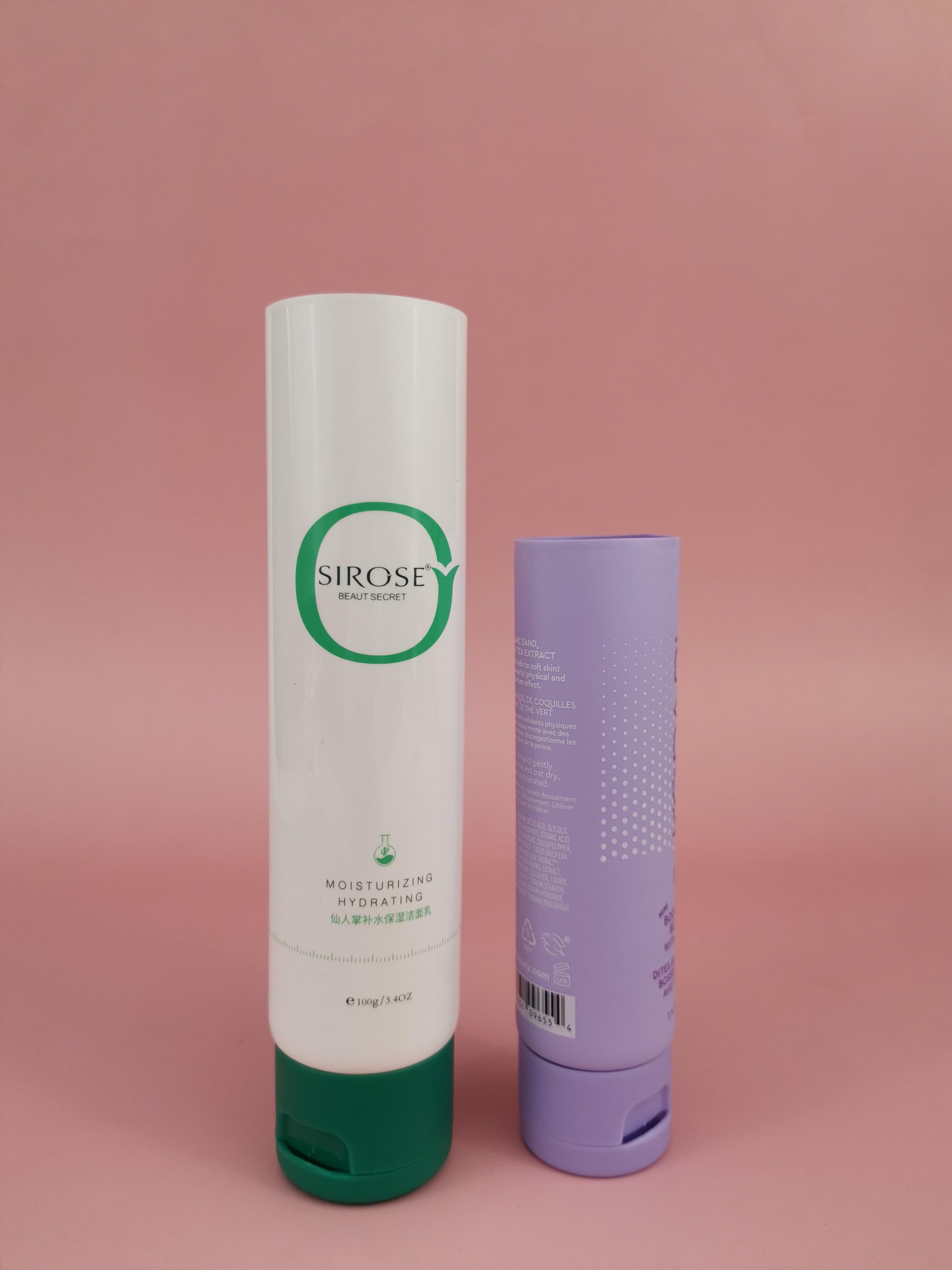 Fancy Skin Whitening Body Cream Screw Cap Soft Tube Cosmetic Package