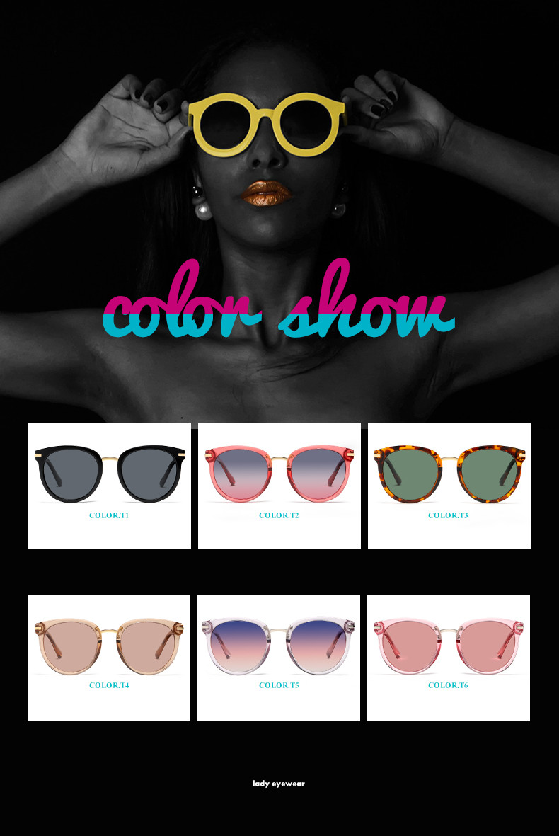 Women Driving Mirrors Vintage PC Sunglasses Reflective Flat Lens Sun Glasses UV400