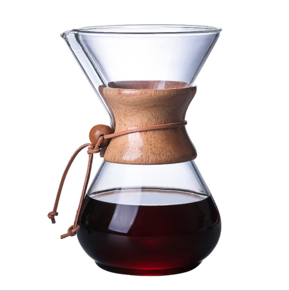 Custom Pour Over Coffee Pot Carafe 1000ml 34oz Coffee Dripper Brewer Pot
