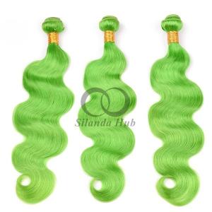 China Green Body Wave Remy Human Hair Bundles Sew In Weave Bundles Brazilian Bundle Deals wholesale