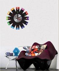 China 2012 Antique Home Decor Acrylic Wall Sticker Clock 10D046 wholesale