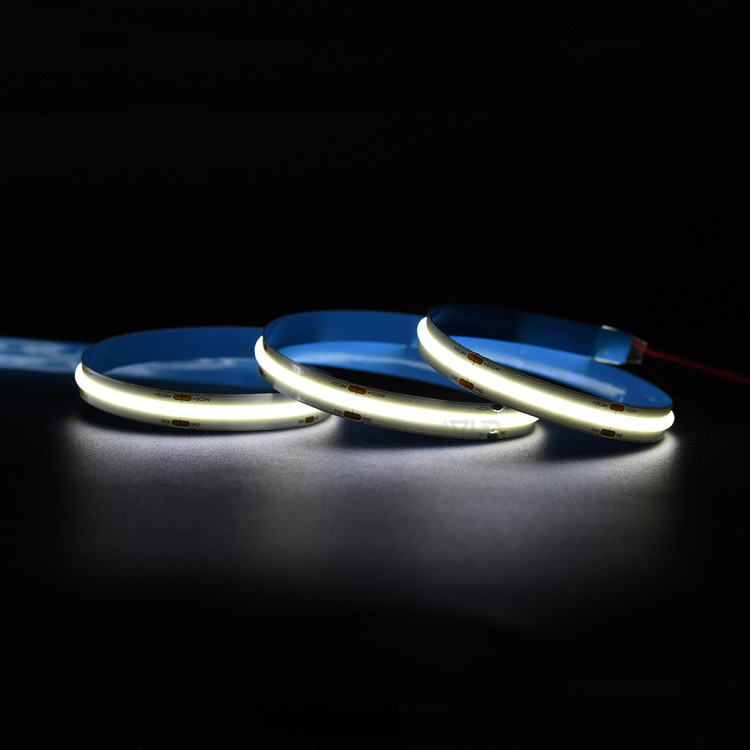 3000k 4000k 6500k COB Light Strip New Arrival Design 504 Leds/M 12W/M for Lighting Project