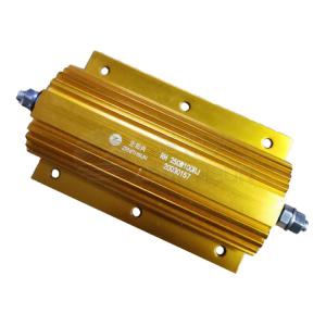 China 250W Gold Aluminum Clad Resistor Wire Wound High Power Led Load wholesale