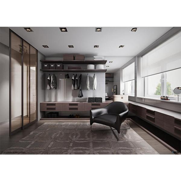 OEM Service Simple Open Bedroom Furniture Walk In Storage Cupboard