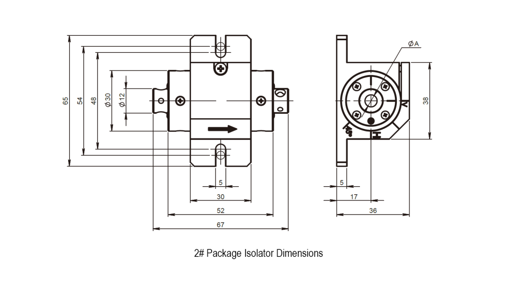 Rotation Laser Components Optical Faraday Isolator