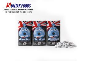 China Fat Free Sugar Free Mint Candy Healthy , Sugar Free Breath Mints Candy Hole Shape wholesale