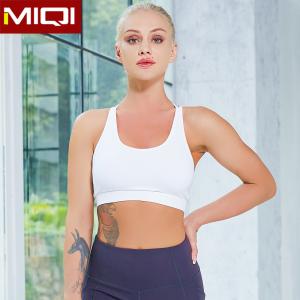 China OEM Non Slip Girl Blank Back Exercise Plus Size Yoga Sports Bra wholesale