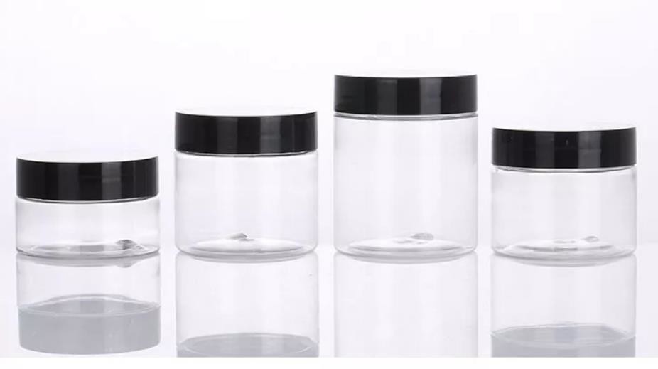 Round Pet Plastic Jars With Lids Food Grade 6 Oz 8 Oz 8 Oz