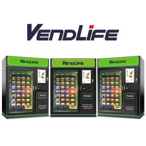 China 110V Drink Snack Combo Vending Machine , Multipayment Microwave Vending Machine wholesale