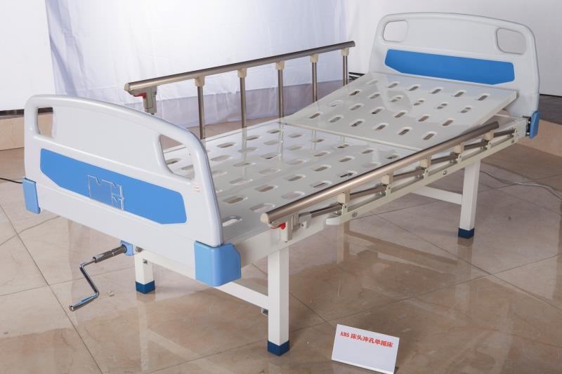 Hospital ABS Single Crank Hospital Bed 1 Function Hospital Bed
