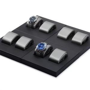 China Dark Black Green Luxury Watch Display Watch Tray Organizer OEM ODM wholesale