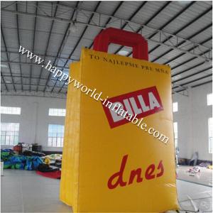 China Big inflatable shopping bag replica wholesale