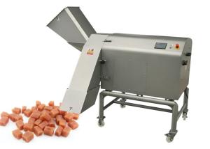 China 1500KG/H Electric Industrial Meat Dicer Diced Frozen Chicken Cube Cutting Machine wholesale