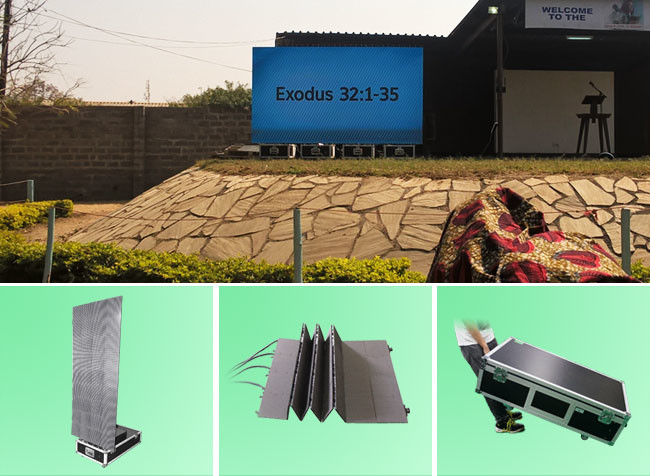 AC 100-240 V Totem LED Display Free Standing P6 Outdoor LED Screen Hire