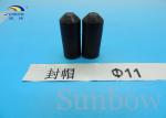 Adhesive lined heat shrinkable silicone hose end caps polyolefin