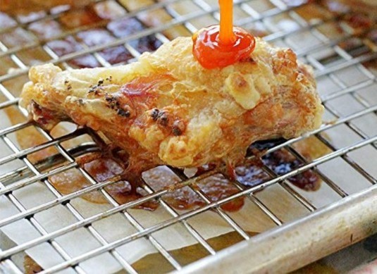 304 316 SS Wire Mesh Baking Tray Custom Size With Electrolytic Polishing Surface